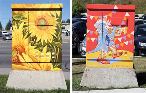 electricity boxes graffiti|please stop painting electrical boxes.